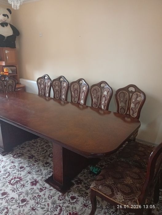 12 талик стол стул комплект сотилади срочно
