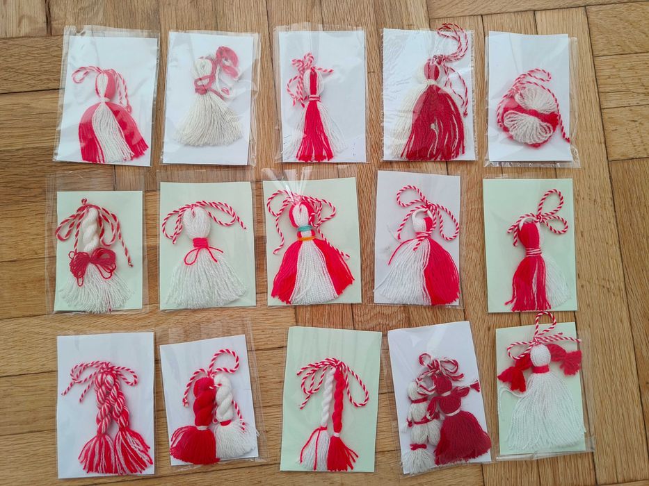 Ръчно изработени мартеници традиционни - 600 бр. - уникални модели