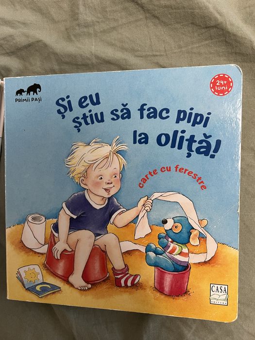 Si eu stiu sa fac pipi la olita carte copii antrenament olita