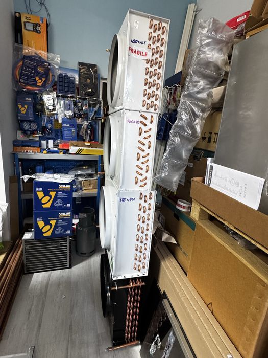 Condensator frigorific diferite dimensiuni puteri ventilator inclus