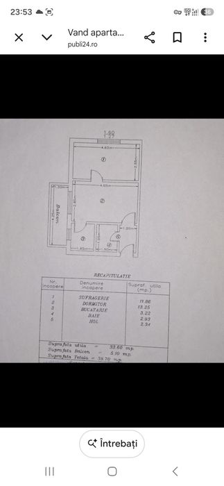 Vând apartament 2 camere !