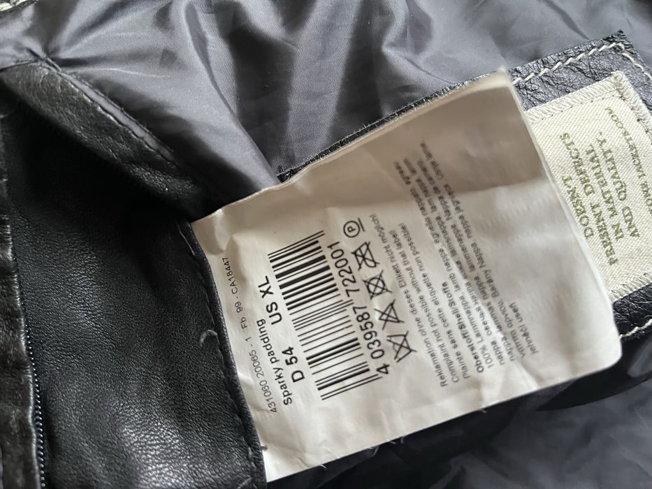 MILESTONE : Дълго зимно яке естествена кожа размер 54/ХЛ Оригинал