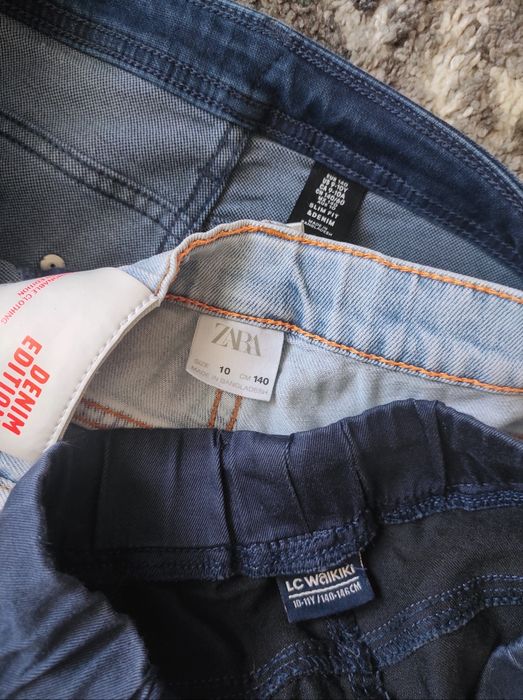 Zara, HM & Waikiki -  дънки и панталони р-р 140 см.