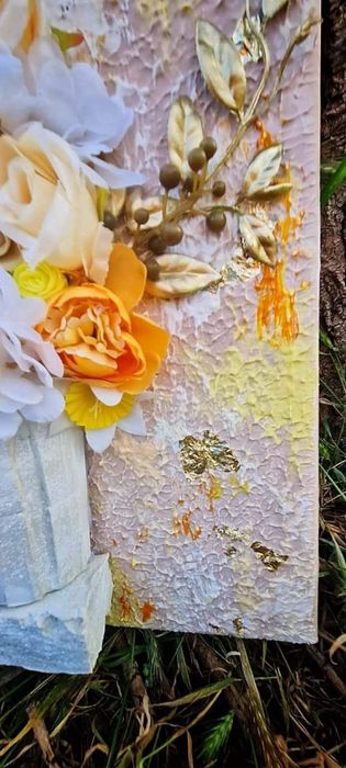 Tablou 5D Deluxe Flori_Handmade Unicat