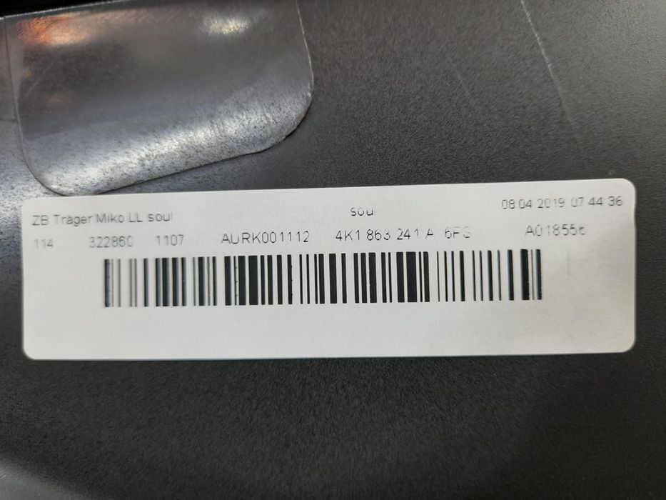 Rama consola cotiera centrala 4K1863241A Audi A6 C8 [2018 - 2020] 2.0