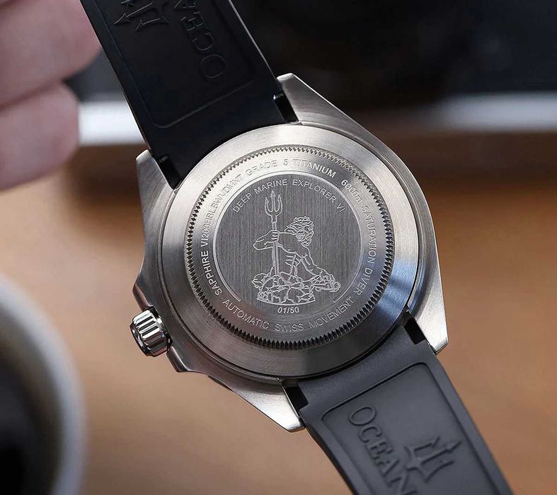 Oceaneva Titanium Deep Marine VI, Rolex Homage