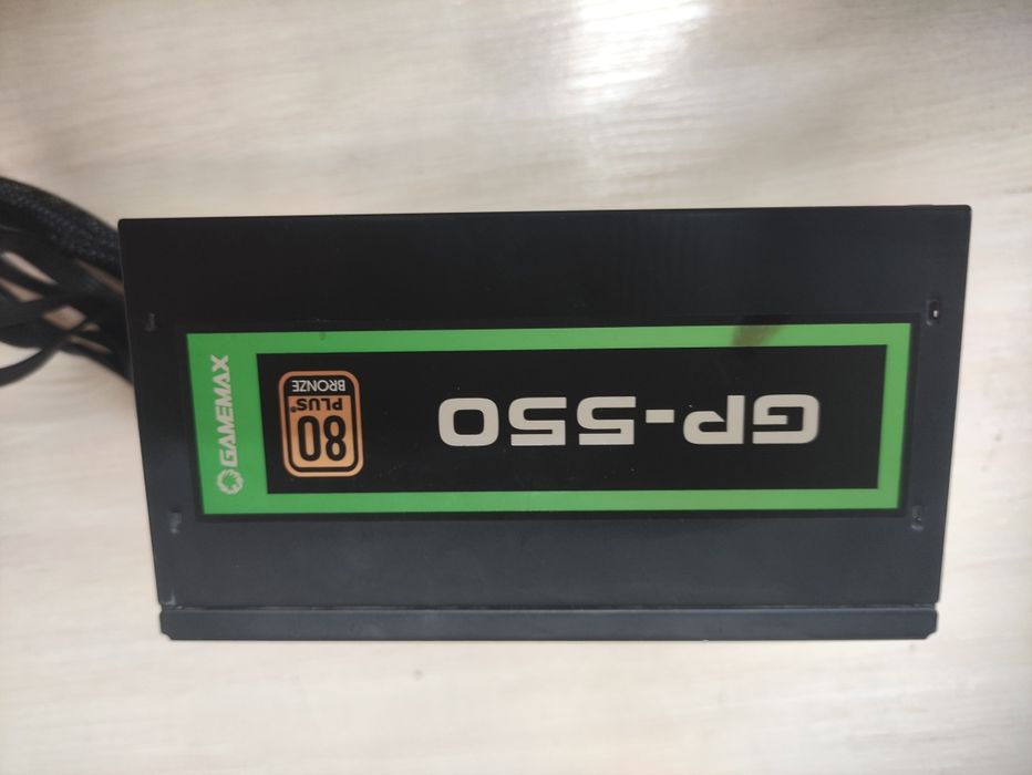Блок питания game max gp-550 w bronze