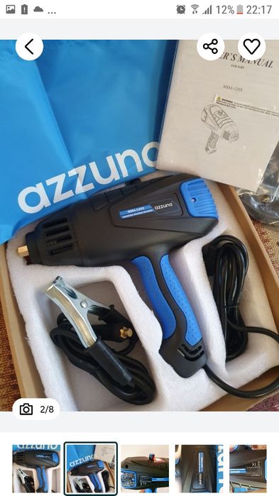 Aparat Pistol inverter sudura, aparat MMA, Azonno, produs Nou