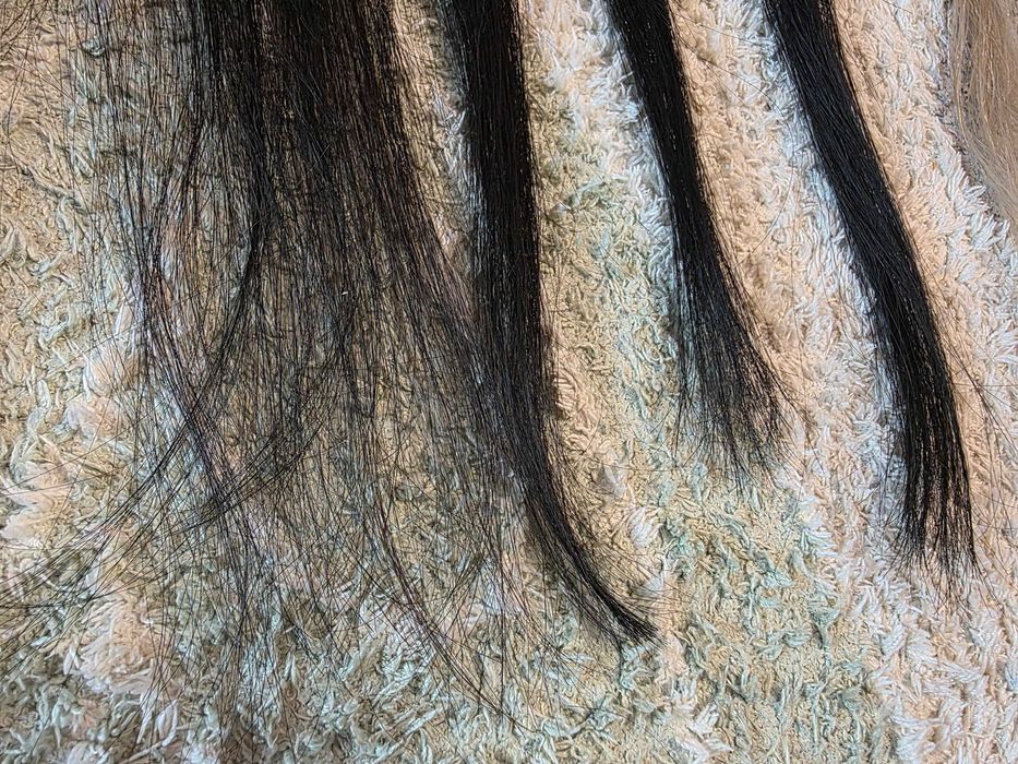 Естествена коса на стикери