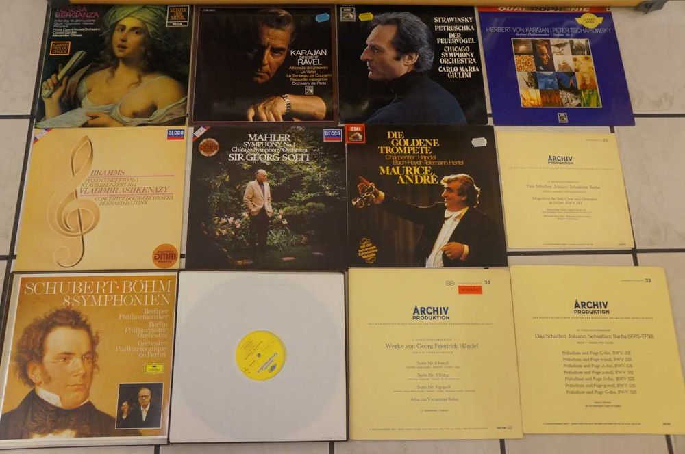 37 грамофонни плочи класика EMI, DECCA,PHILIPS