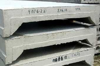 ЖБИ плиты ребристые