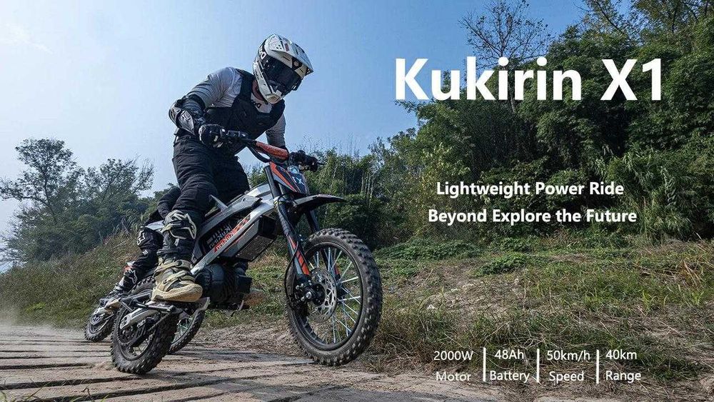 НОВО ПРОМО!!! Електрически кросов мотор KuKirin X1 50км/ч
