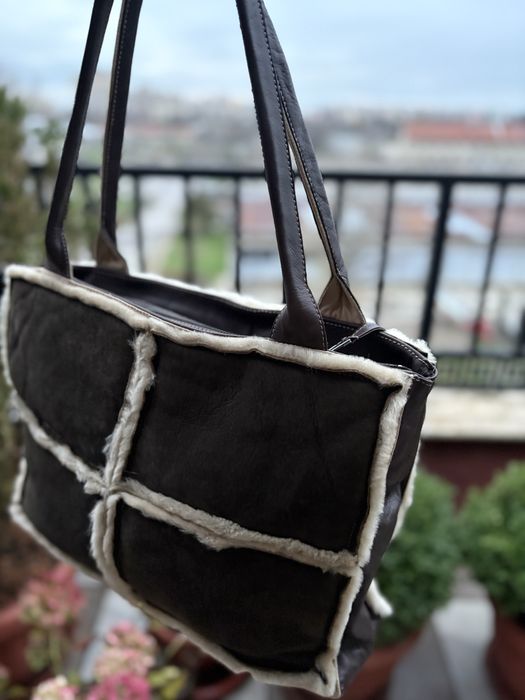 НОВА чанта от естествена кожа