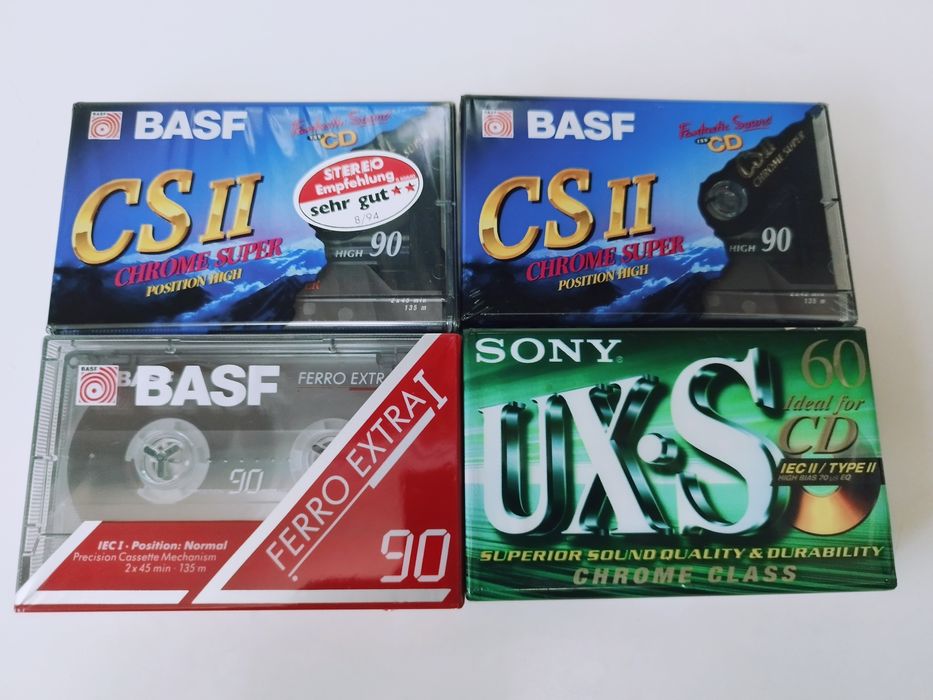 Caseta audio  BASF 90 Ferro , Sony , NOU