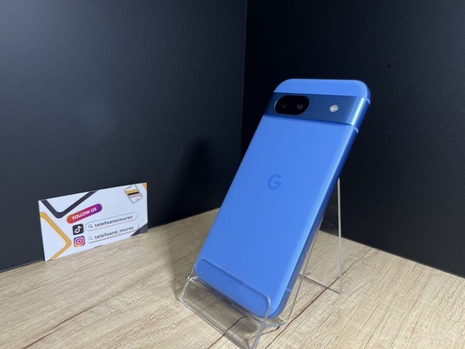 Google Pixel 8a 128Gb Blue Bay Second-Hand Ca nou 3 ani garanție, Tele