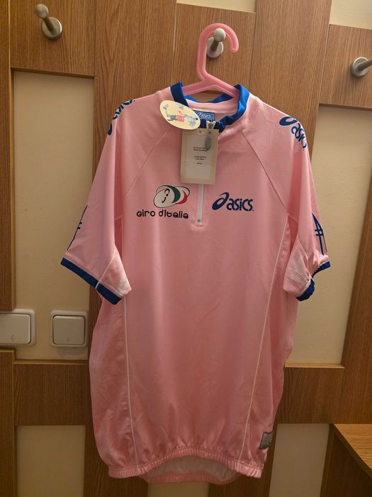 Giro d'Italia оригинална колоездачна фланелка, винтидж, нова, размер L, Asics.