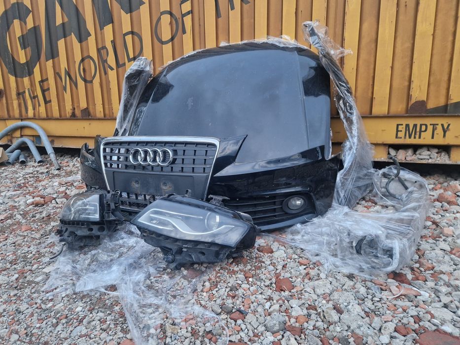 Față completa Audi a4 b8 bara cu spălător, faruri bix enon și led