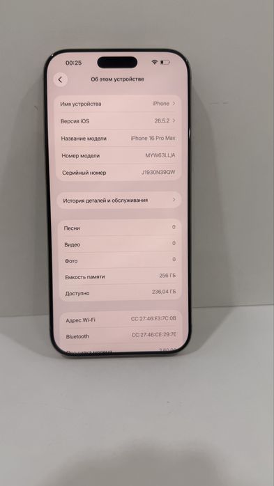 iPhone 16 Pro Max, 256 gb (eSIM)