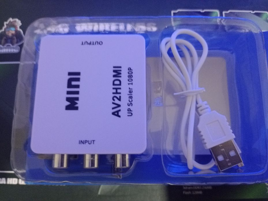 Адаптер переходник с AV на HDMI