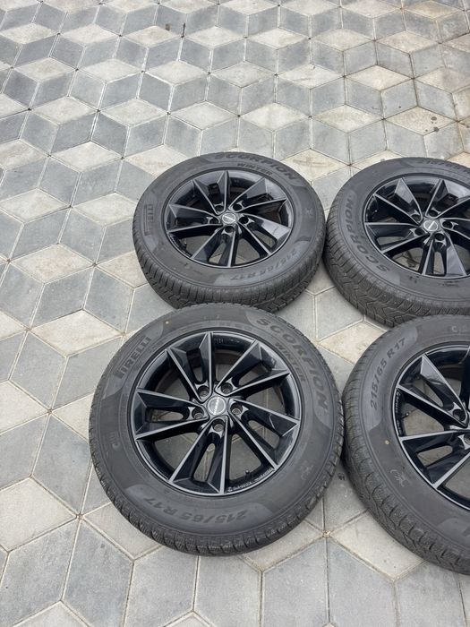Jante Orig”Borbet R17(5x112)”Tiguan/Q3/Kodiaq/Karoq/Ateca/Vw/Seat/Skoda/Audi~Anv Noi 2024~Negre”