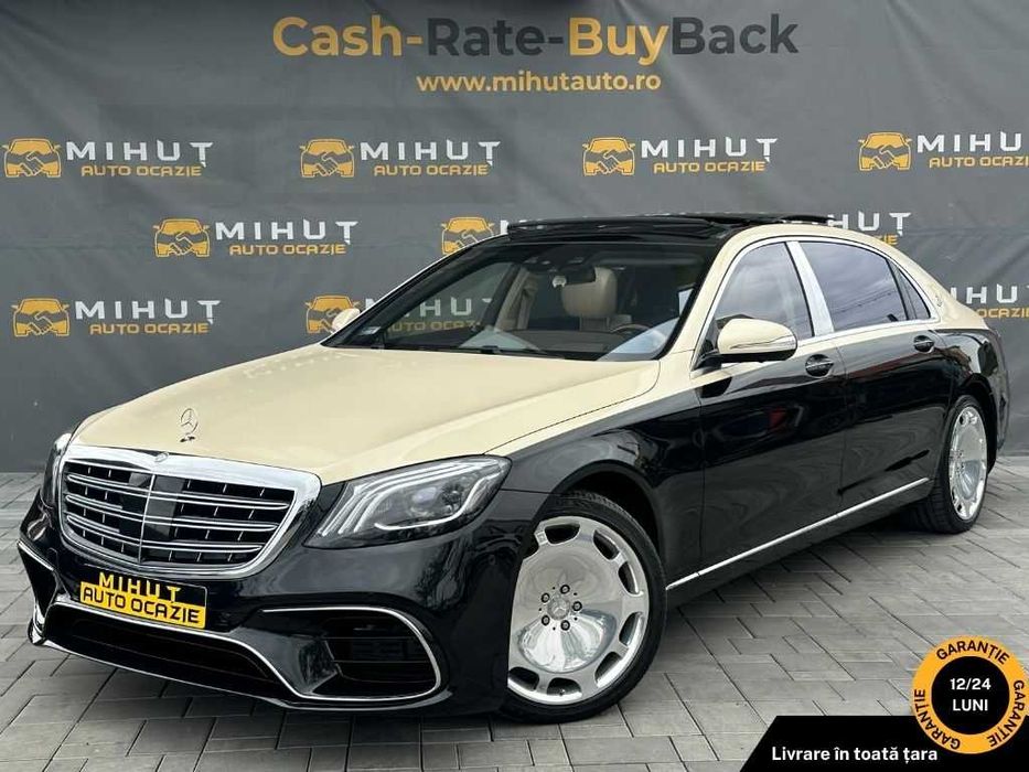 Mercedes Benz S500 4Matic MAYBACH 4.7 Benzina (457 CP) 2018 Euro6 | Rate fixe | Garantie