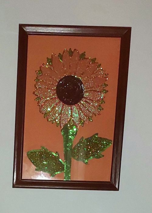 Картины из пайеток.