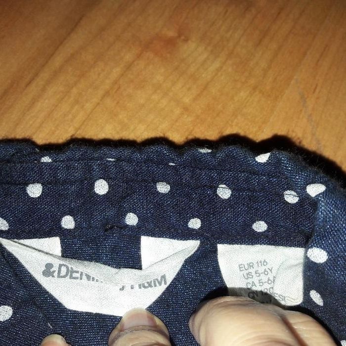 Намалена! Риза H&M, р-р 5-6г.