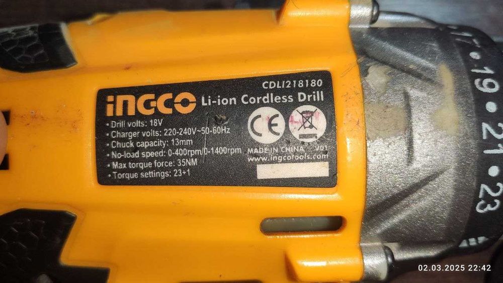 Аккумуляторные Шуруповерт, Фен и Реноватор от бренда INGCO в хорошем