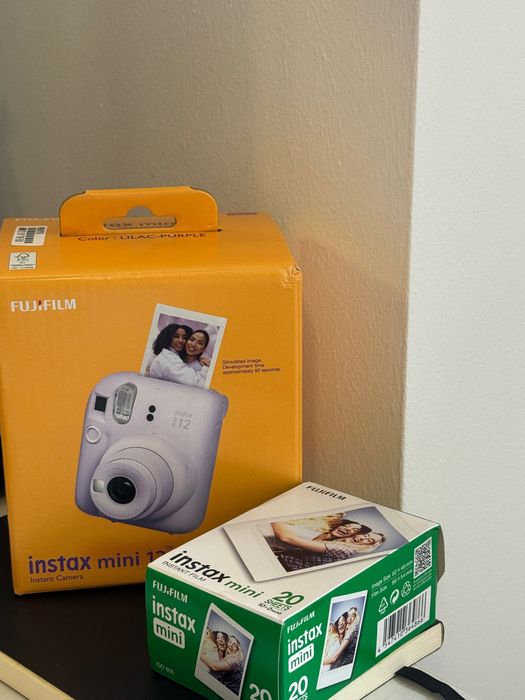 Aparat foto instant FUJIFILM Instax Mini 12, Liliac Purple+20 poze noi