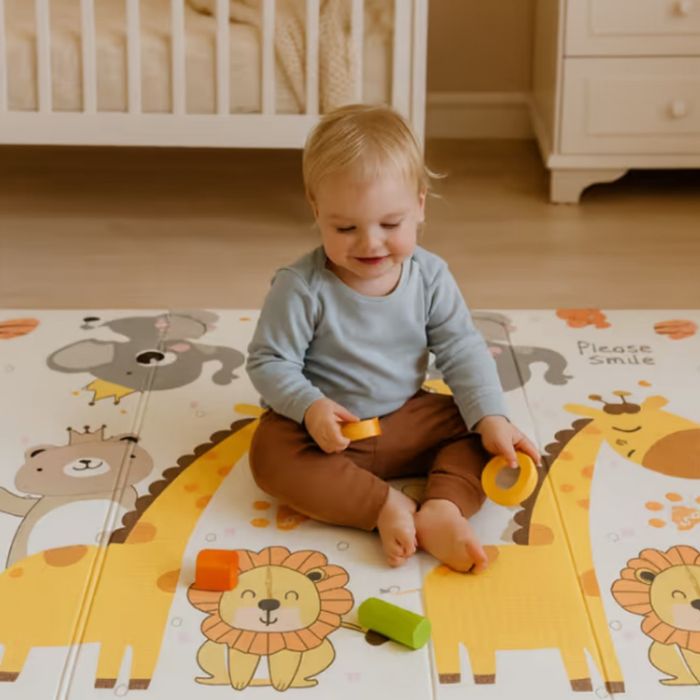 Сгъваемо бебешко килимче за игри