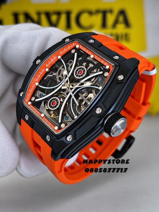 INVICTA Orange Reactor automatic 42 mm, Инвикта нов мъжки часовник