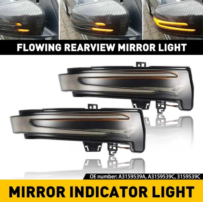 LED Бягащи мигачи Mercedes W204 , W212 , W218 , W221 , X204 Динамични