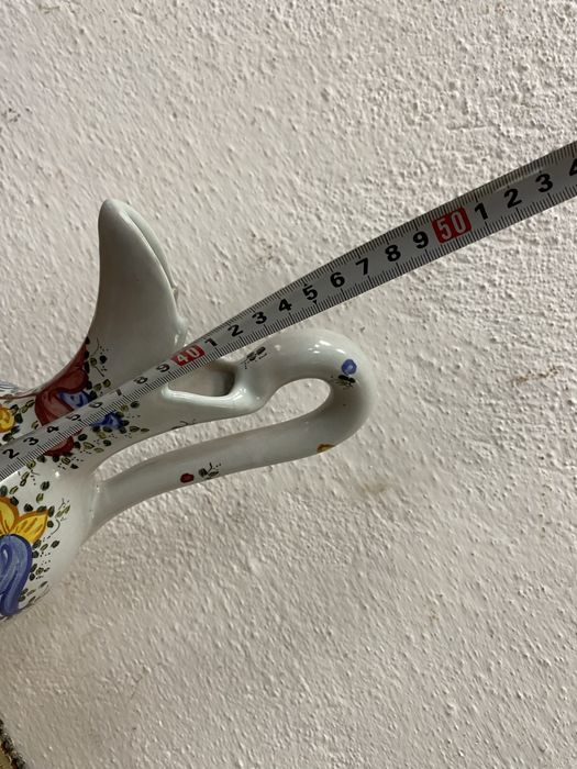 Голяма италианска порцеланова кана - ваза