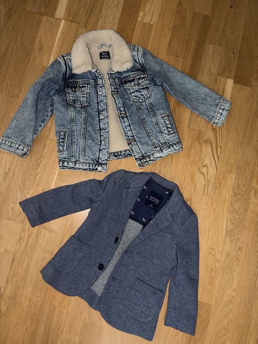 Детски костюм Zara сако риза Mayoral 5-6 год