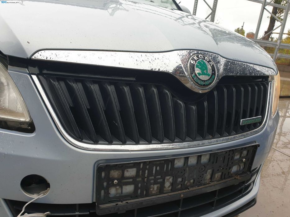 Grila Radiator de pe Bara Spoiler Fata Skoda Fabia 2 FL Facelift 2010 - 2014 [K8010]