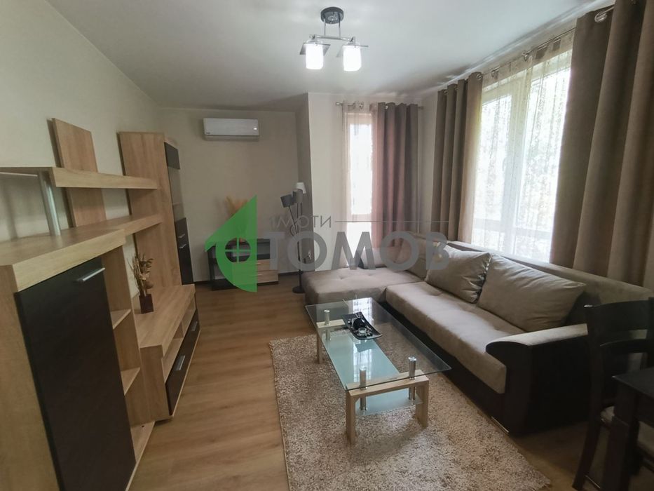 Напълно обзаведен двустаен апартамент в кв. Казански