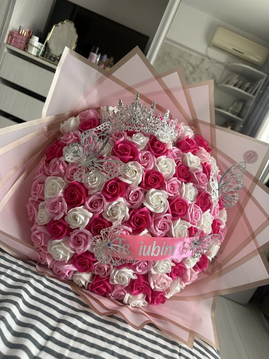 Buchete din trandafiri de sapun