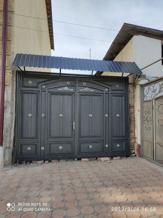 Ворота, навес, перела, решётки покраска изготовления установка