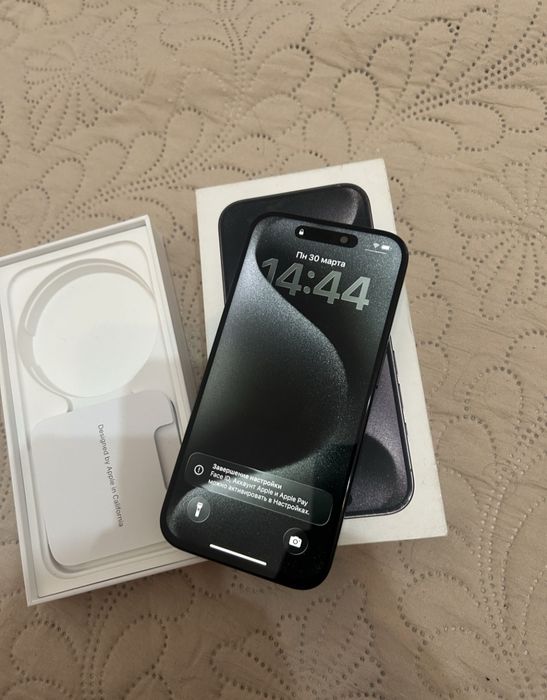 15 про 128 гб. Акб 87%.