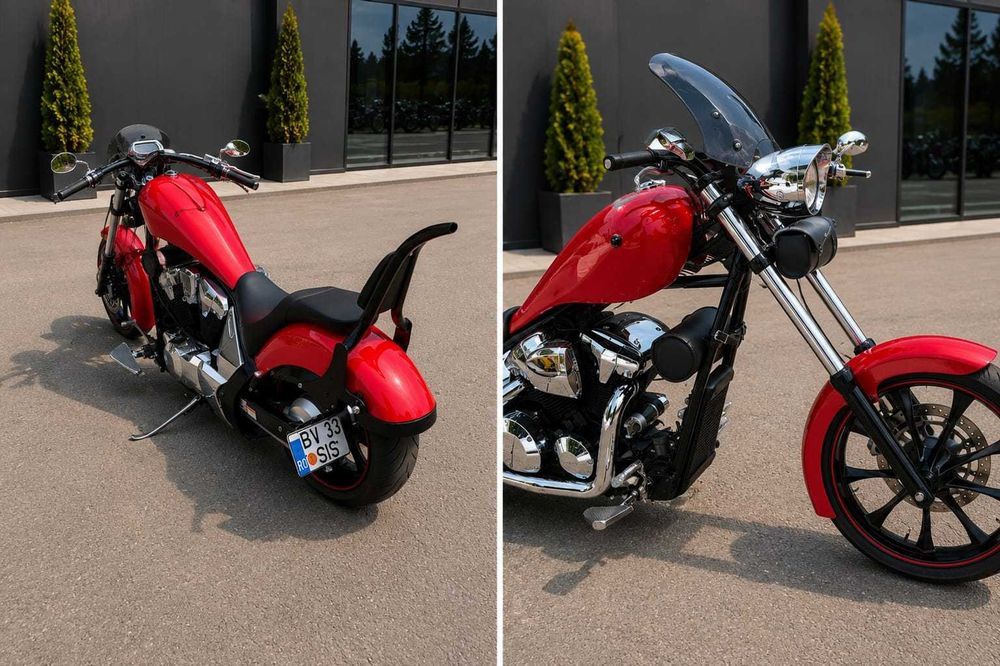 Honda Fury custom chopper VT1300 cruiser intruder vulcan Harley schimb variante