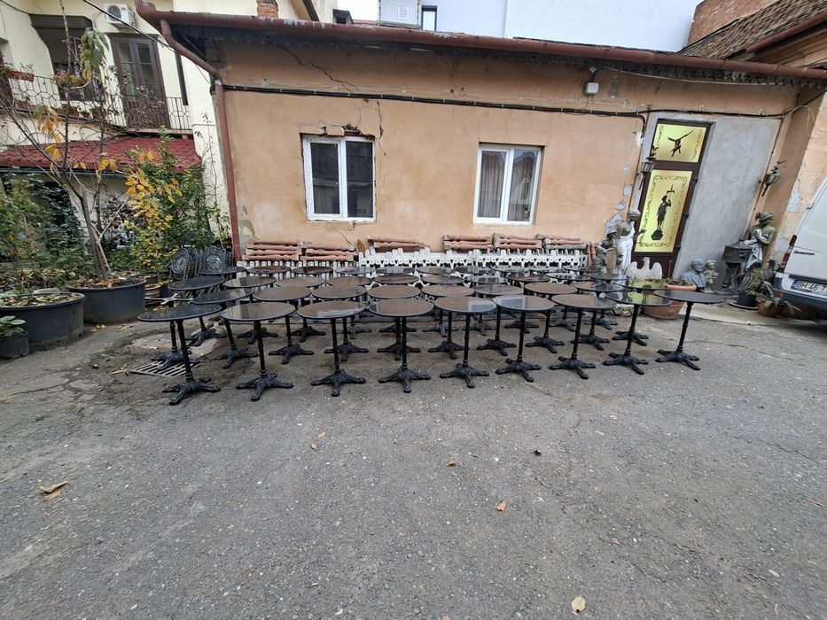 Mese fonta cu blat din granit