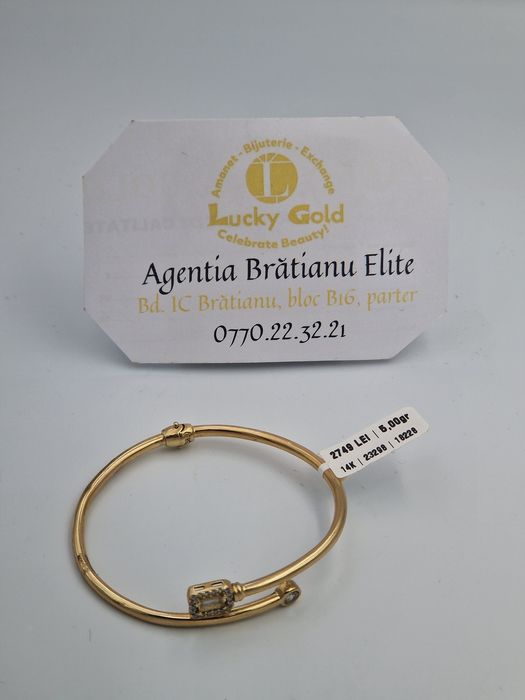 Brățară Aur 14k 5,00gr lungime 14 cm cod 23298