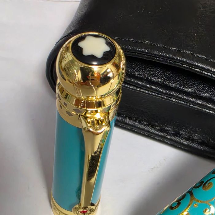 Stilou Montblanc Joseph, turcoaz