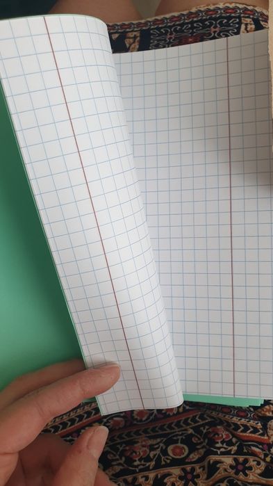 Продам тетради  12 листов крупная клетка для начинающих