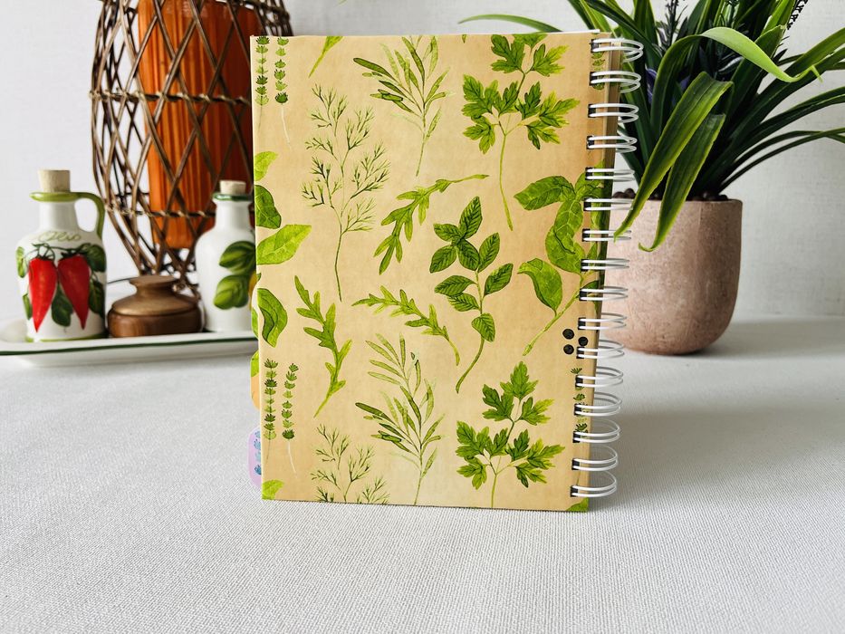 Персонализиран тефтер за рецепти рецептурник с карикатура подарък