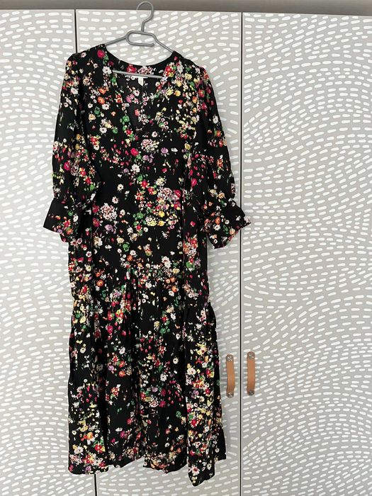 флорална рокля H&M р-р XL
