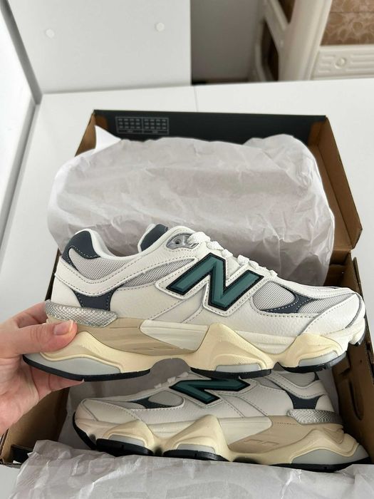 New balance 9060 EU 38 23.5 cm Alb - Gri - Verde - nepurtati la cutie