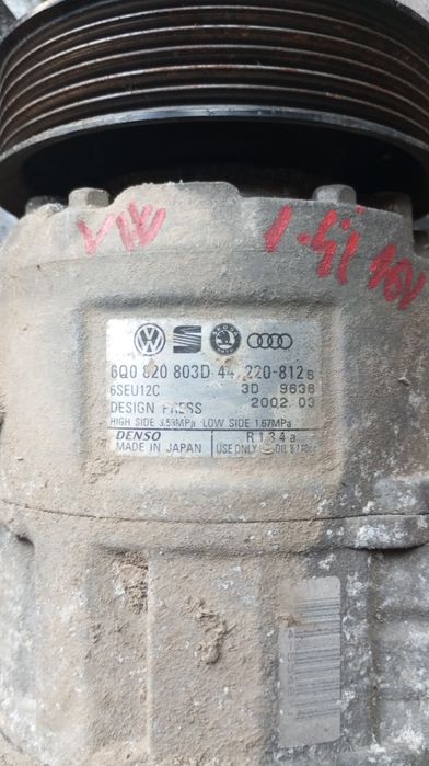 Compresor a.c vw polo, lupo, Seat Ibiza, Cordoba, Skoda Fabia 1.4i 16v