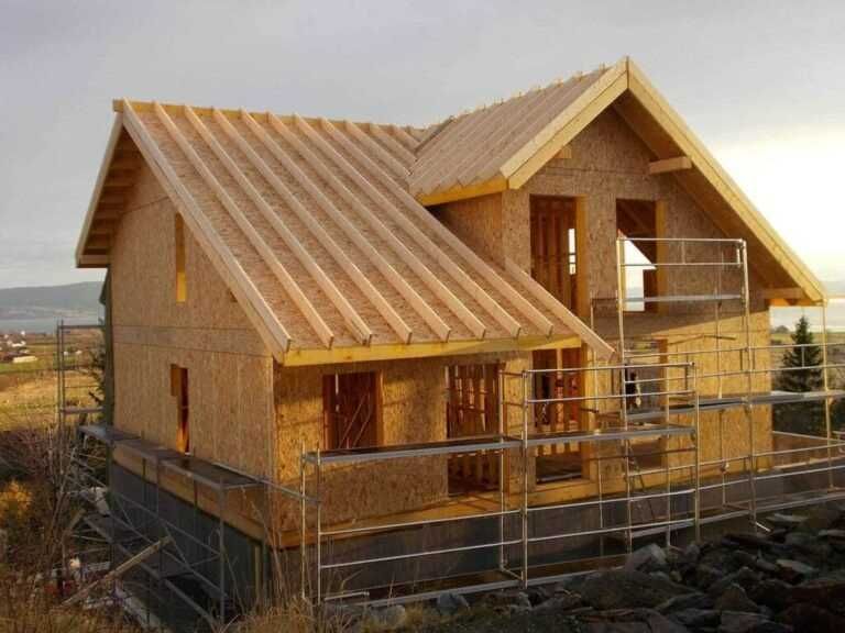 Casa din structura de lemn