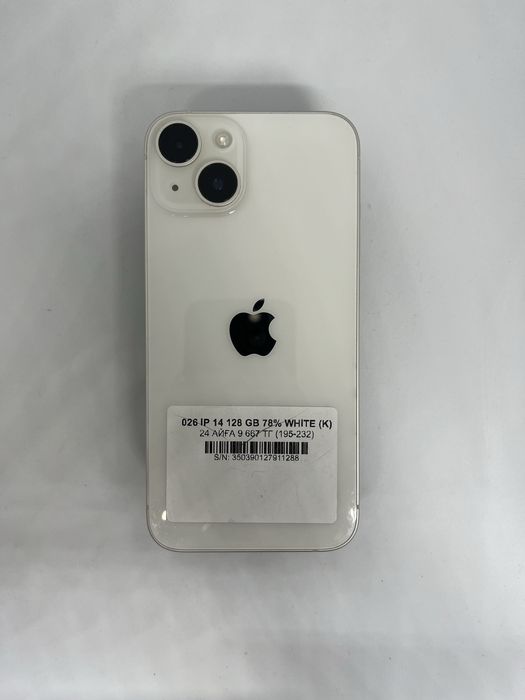 14 128 gb 78% white